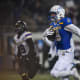 SDSU's wide receiver Griffin Wilde runs for the touchdown on Friday, Dec. 15, 2023 at Dana J. Dykhouse in Brookings.
